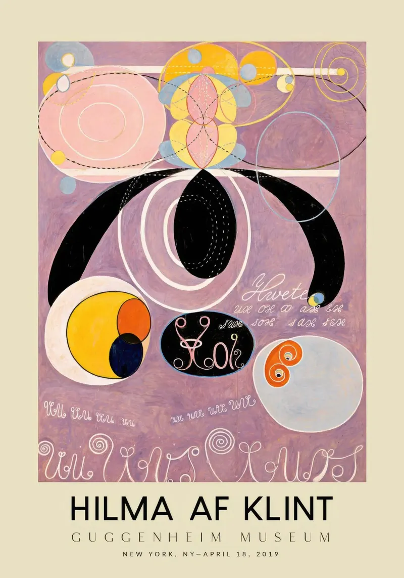 Mostra di Hilma Af Klint I dieci più grandi n. 6 pellicola backlit da jay romero