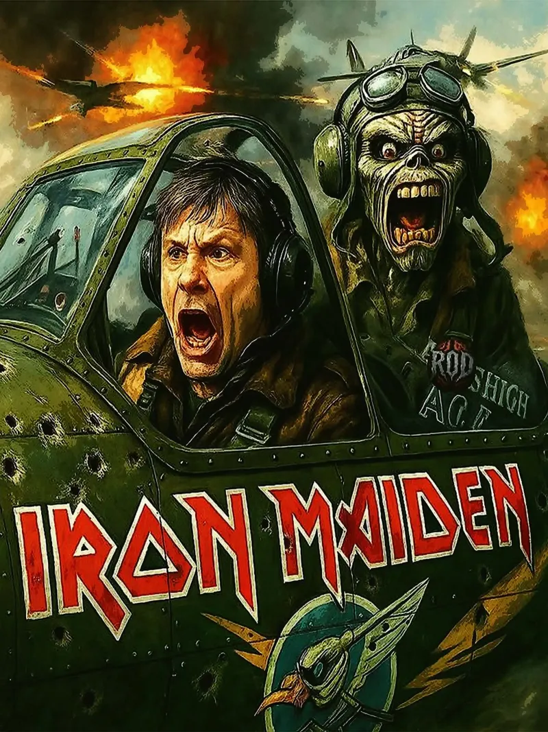 band degli iron maiden pellicola backlit da vanhesling