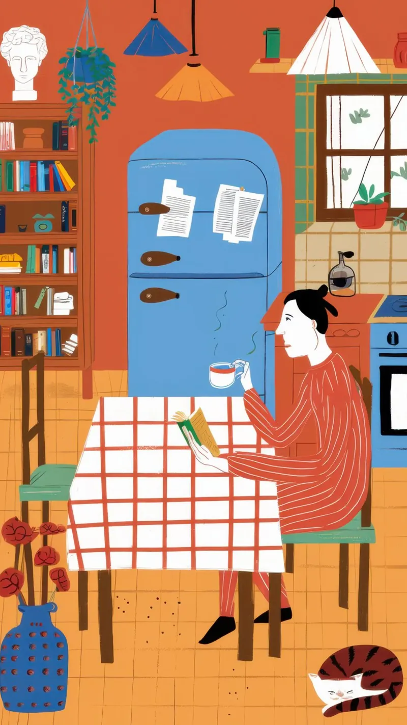 Kitchen Reading Nook backlit film by Monuments Fire