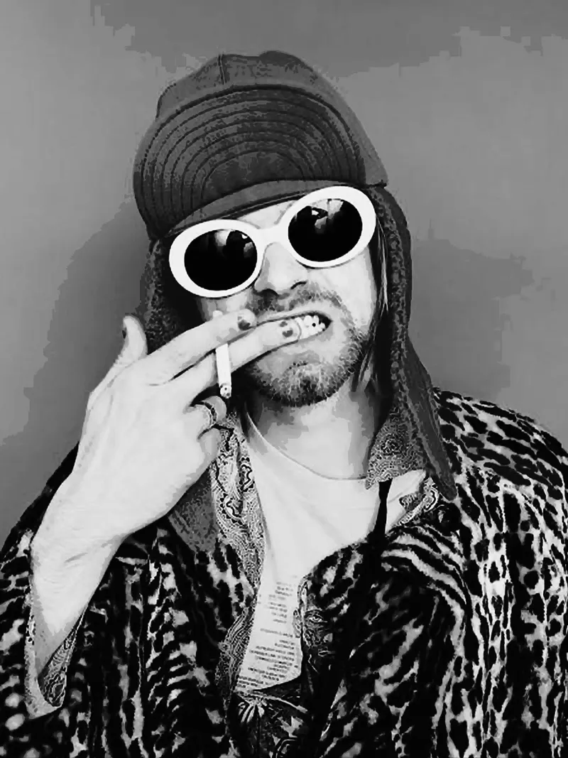 kurt cobain pellicola backlit da vanhesling