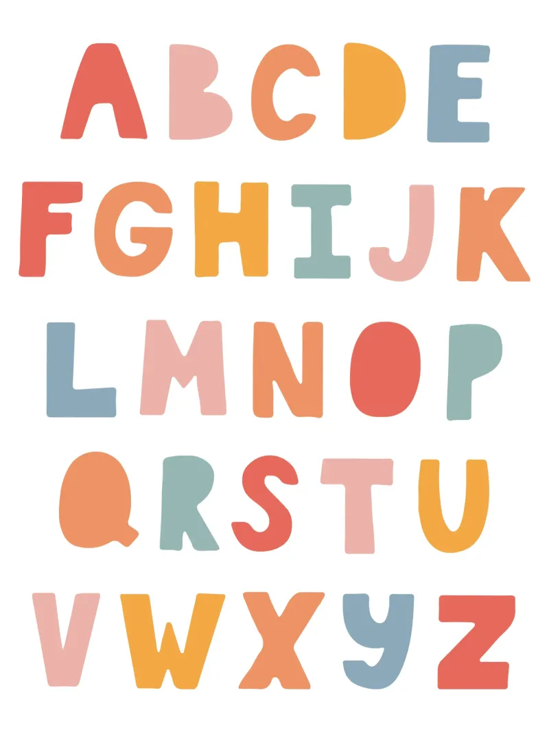 Solid Letters pellicola backlit da Kartenliebe