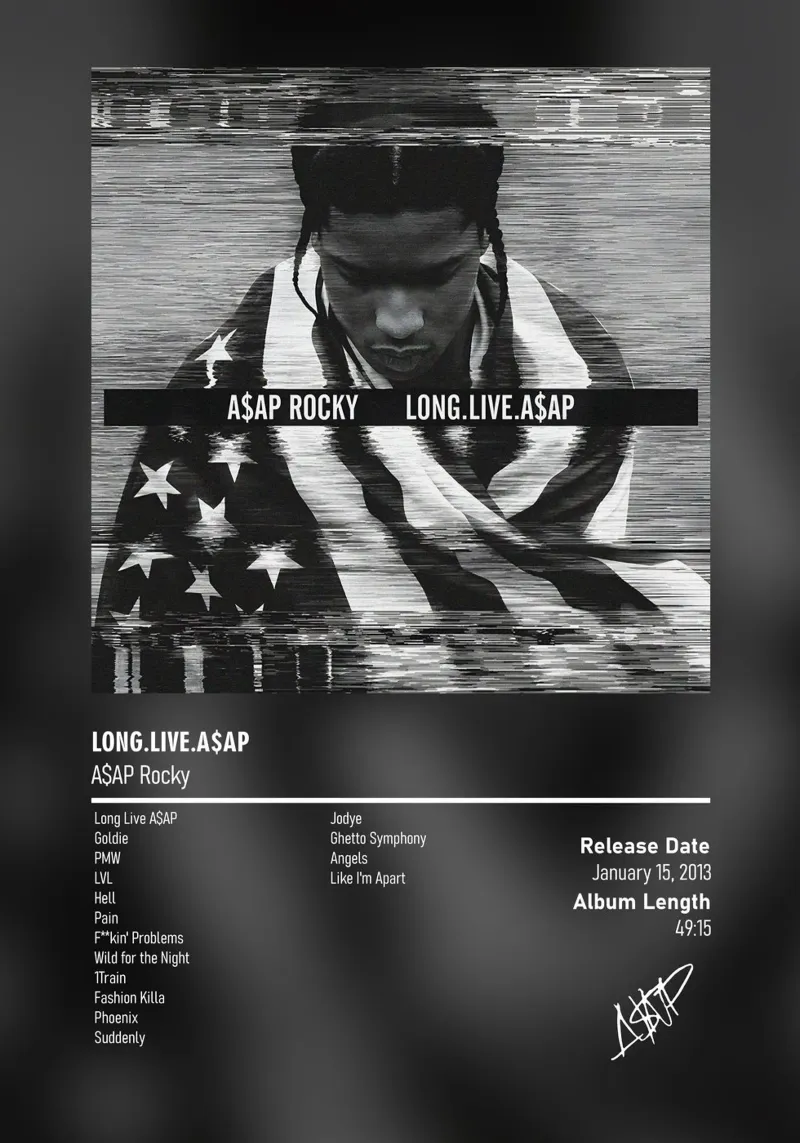 Long.Live.A$AP by A$AP Rocky pellicola backlit da DGUnder