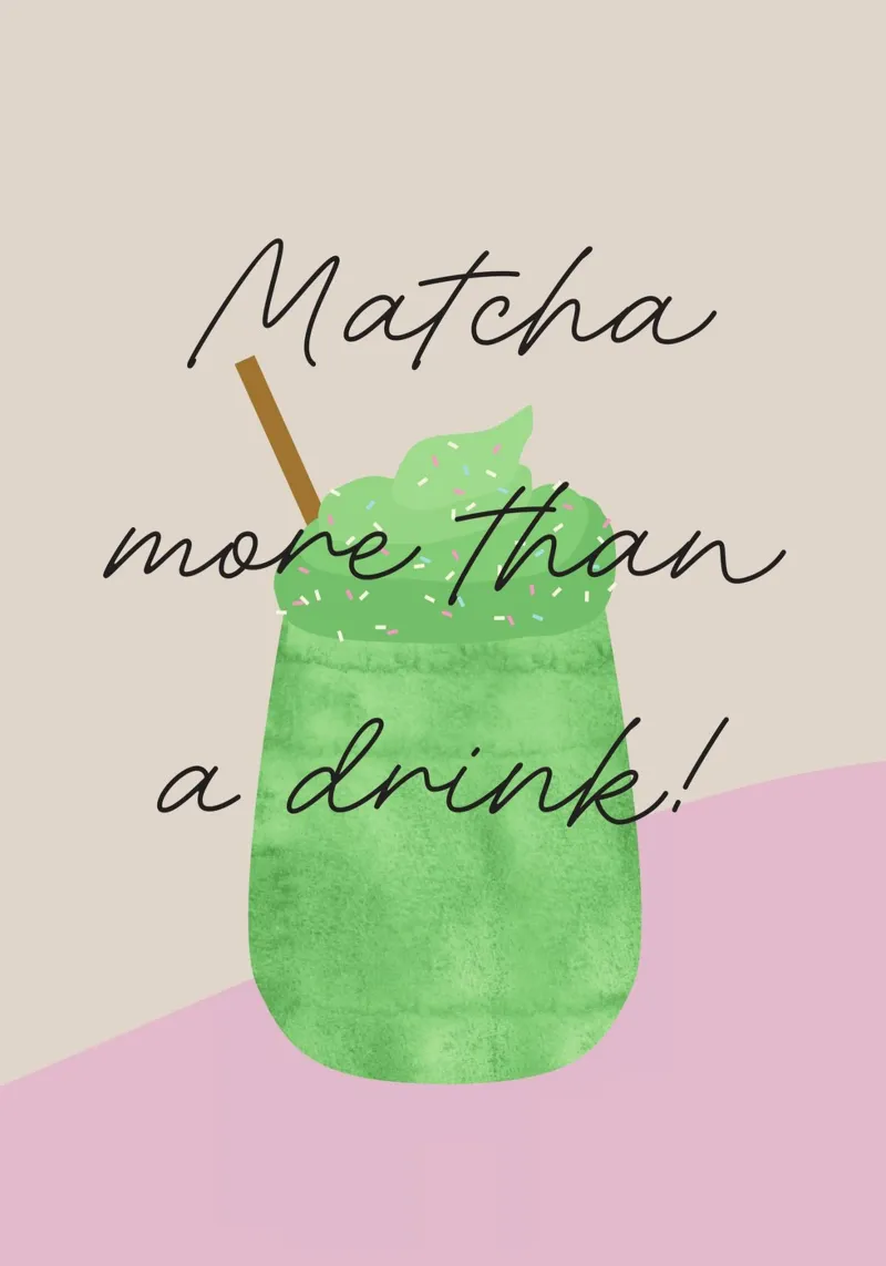 Matcha more than a drink! plexiglass da Fraysein Design