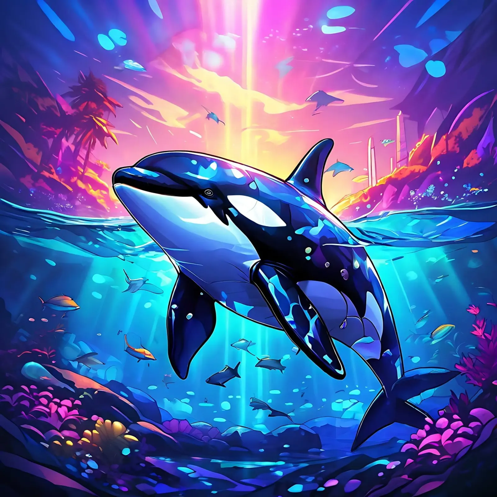 Orca_Stil_J_1 pellicola backlit da Tierisch bunt by LK