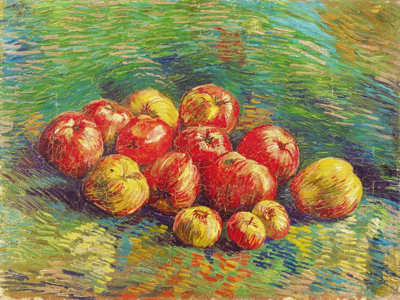 Mele (1887 circa) di Vincent van Gogh pellicola backlit da Van Gogh Prints