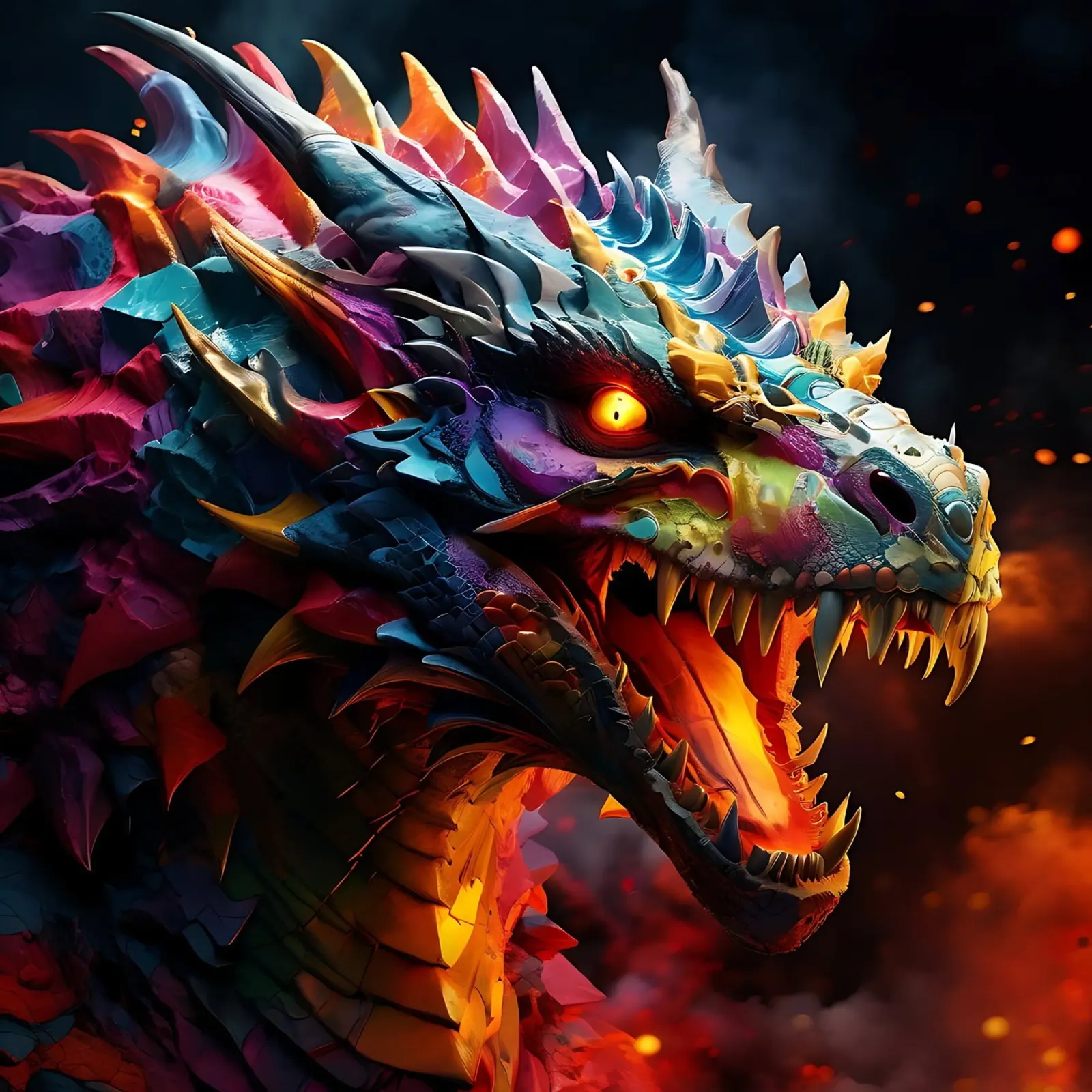 Dragon_Style_J_1 pellicola backlit da Tierisch bunt by LK