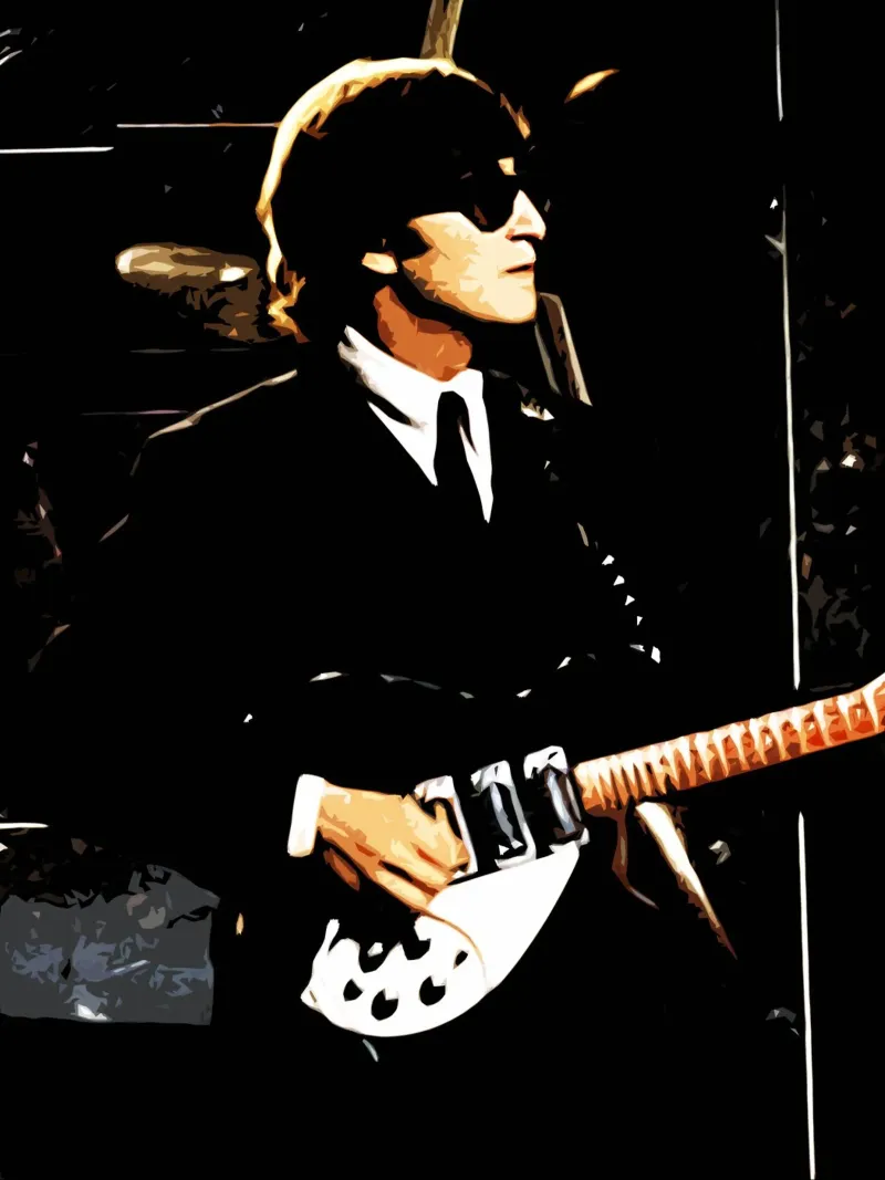 John Lennon 3 Arte pellicola backlit da music soul