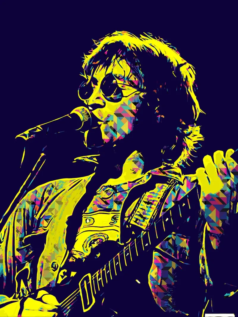 John Lennon 2 Arte pellicola backlit da music soul