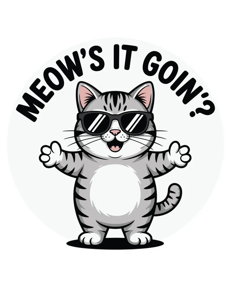 MEOW'S IT GOIN pellicola backlit da edsonramosart