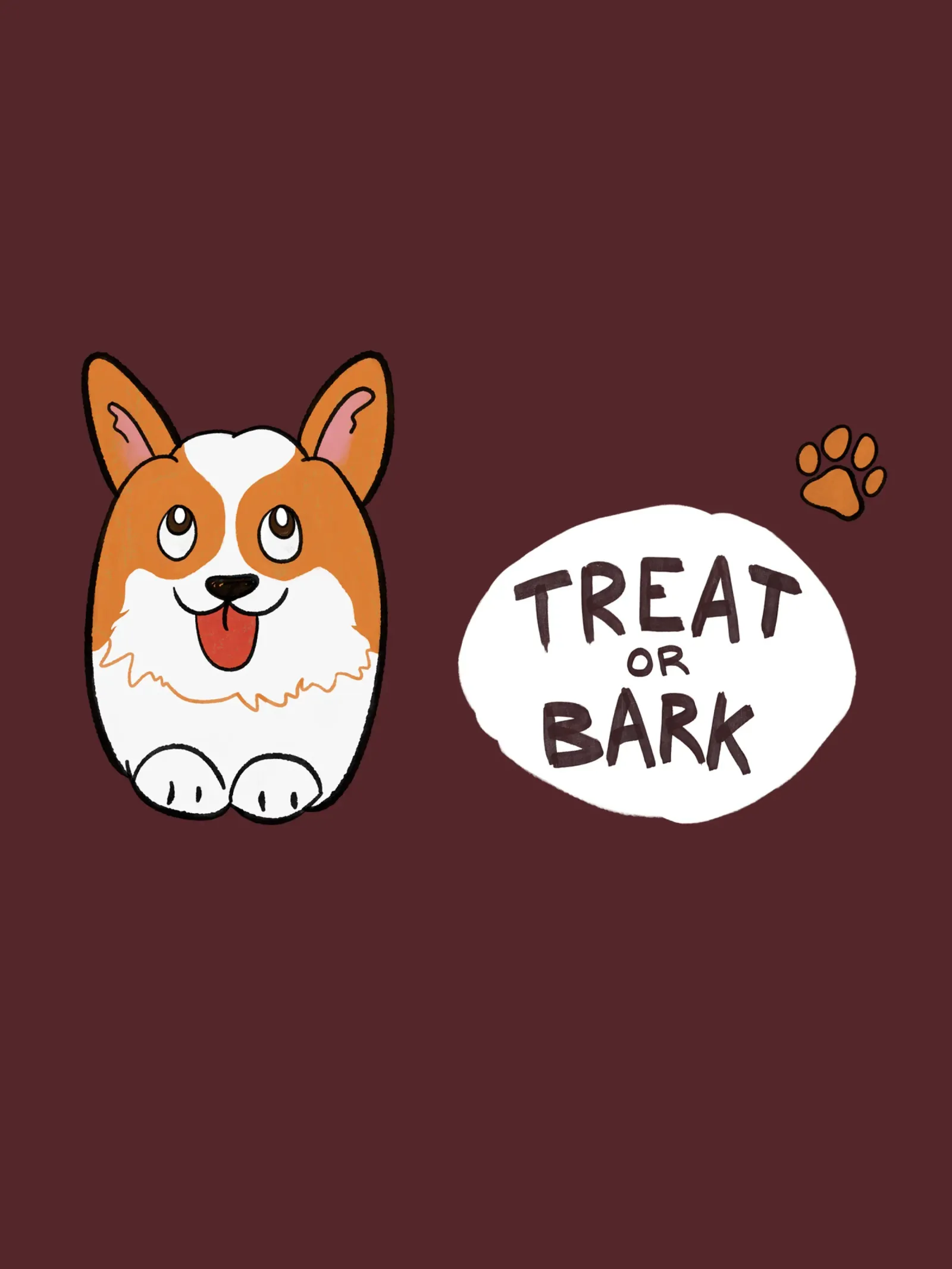 Treat or Bark hahnemühle de klossisch