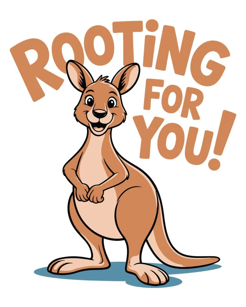 Rooting for You! canvas met Baklijst van edsonramosart