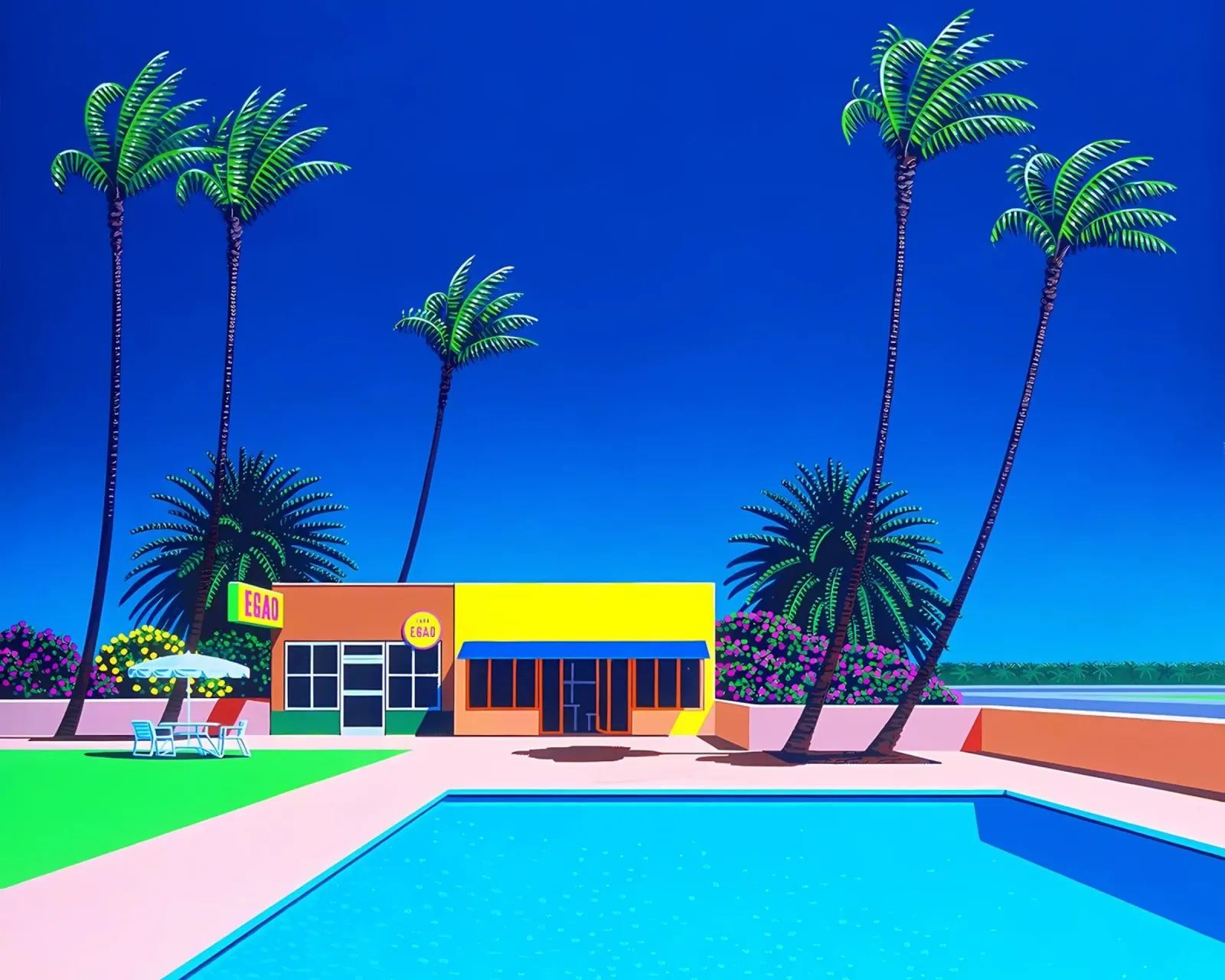 Ufficio e piscina Hiroshi Nagai pellicola backlit da THE CAROLINE