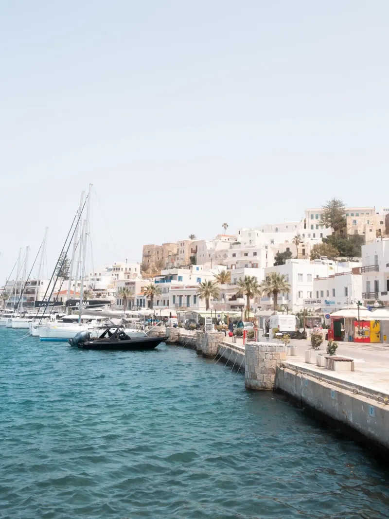 Summer vibes in a port in Greece plexiglass da Kimberley Jekel Photography