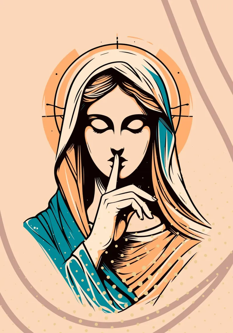 Silence of Mary pellicola backlit da LisaArtes