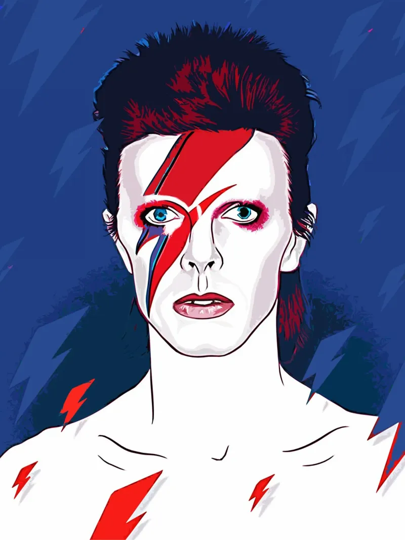 David Bowie 15 Art Hahnemühle von music soul