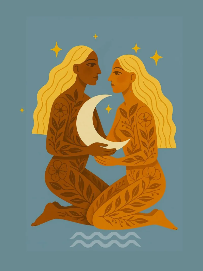 Sorelle della luna pellicola backlit da Taika Tori Art