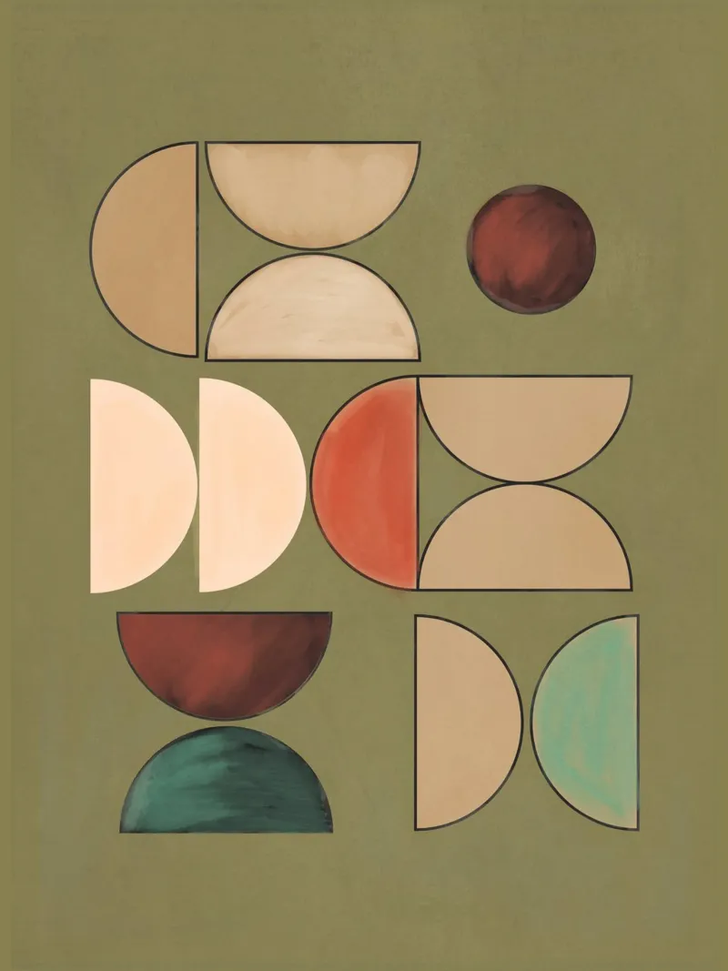 Geometrisches Gleichgewicht Leinwand von Gaite