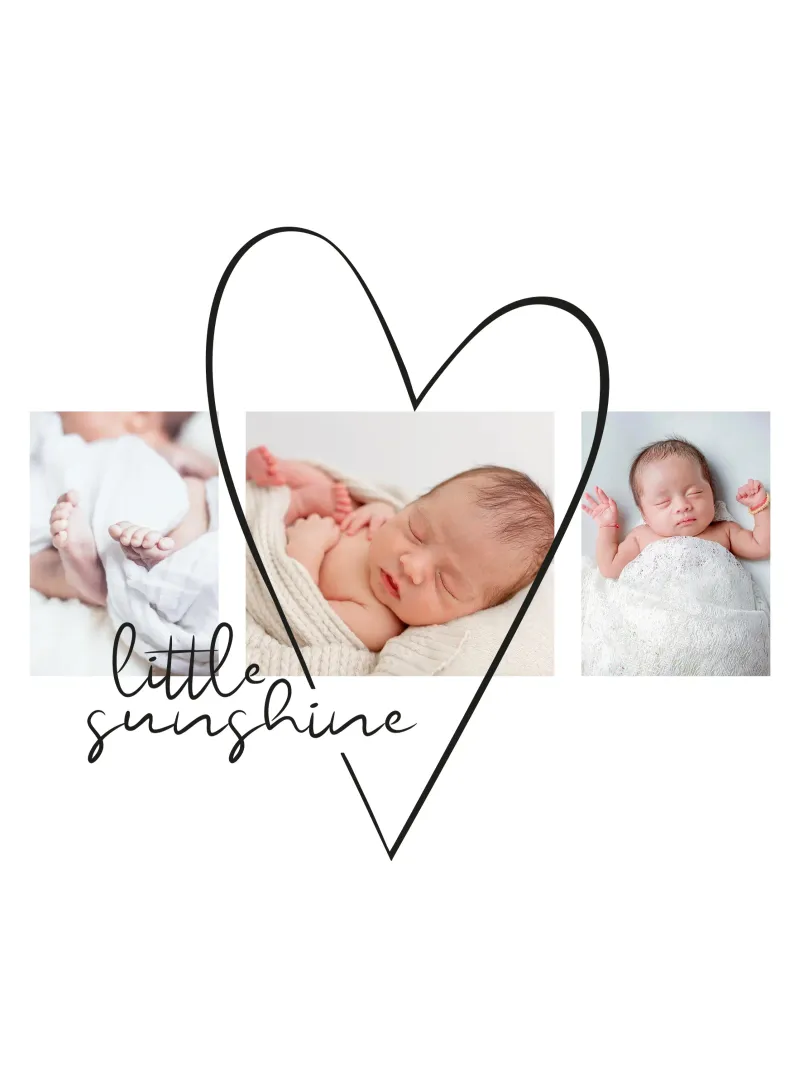 Big Heart poster con telaio in plastica da Kartenliebe