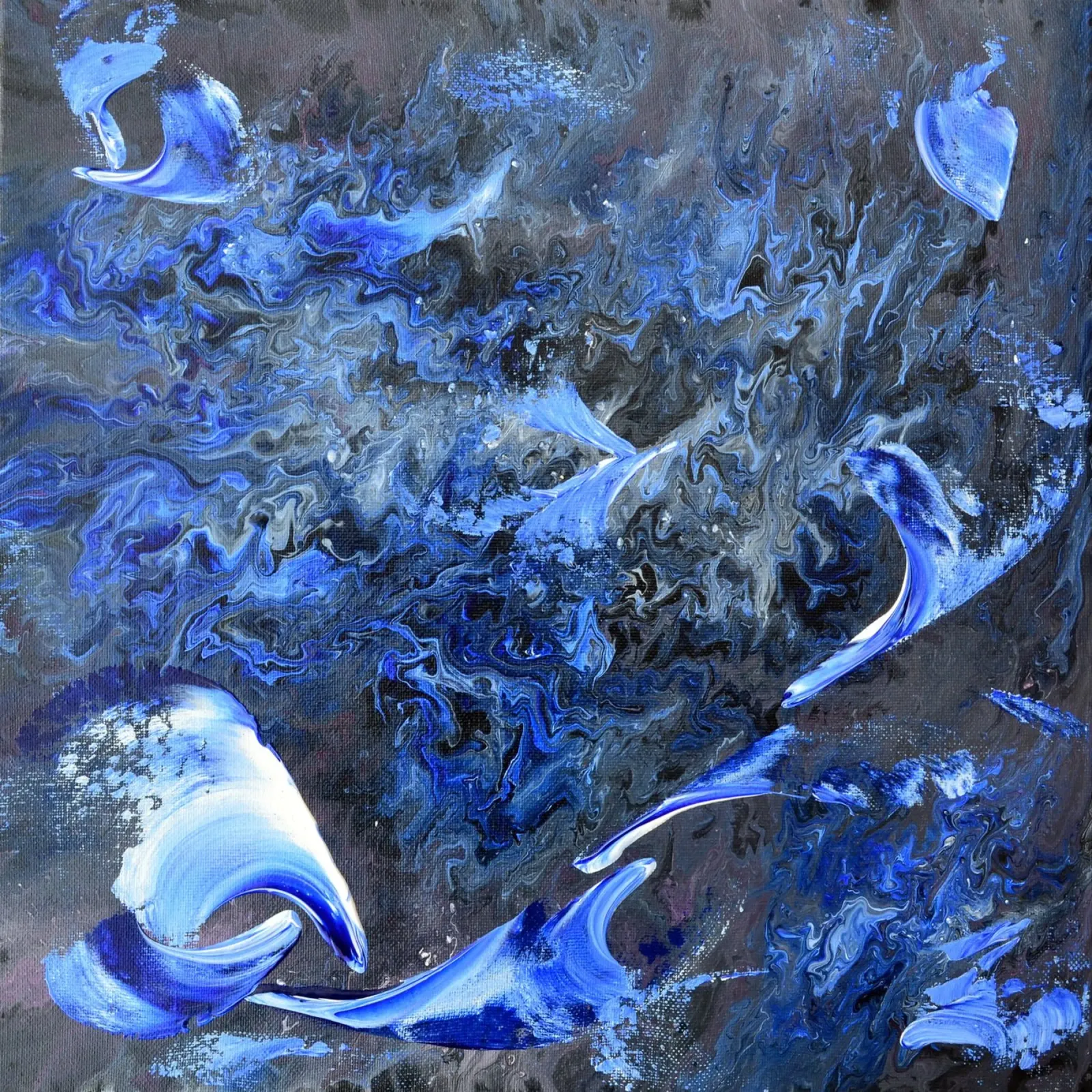 IN PROFONDITÀ pellicola backlit da Thierry Vobmann Abstract painting