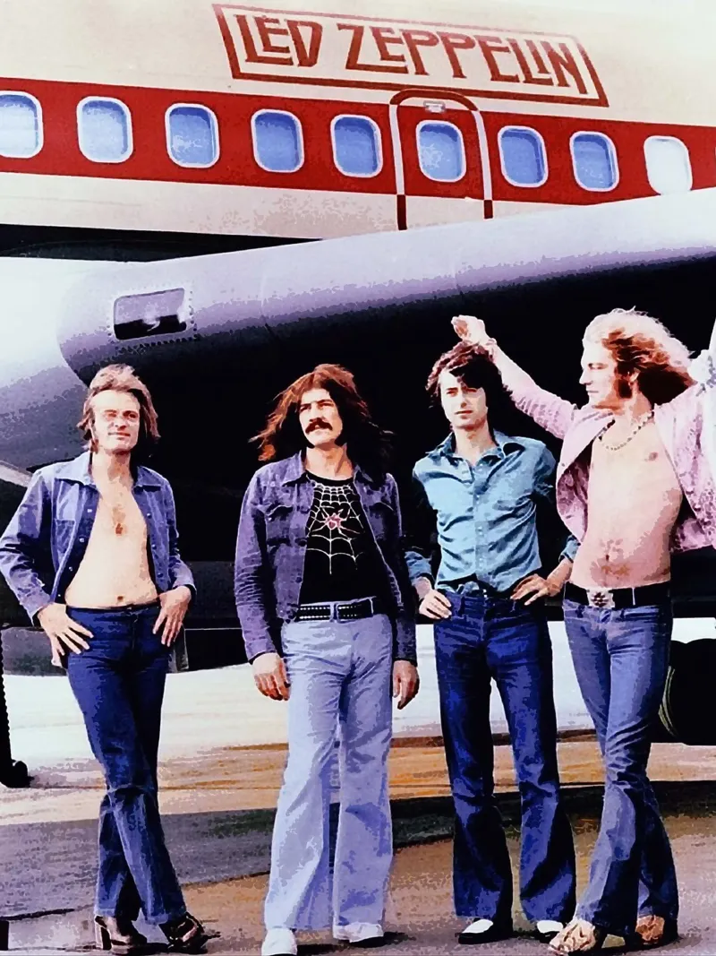 led zeppelin band pellicola backlit da vanhesling