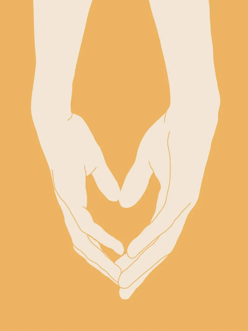 Il cuore nelle mani pellicola backlit da LeaDArt
