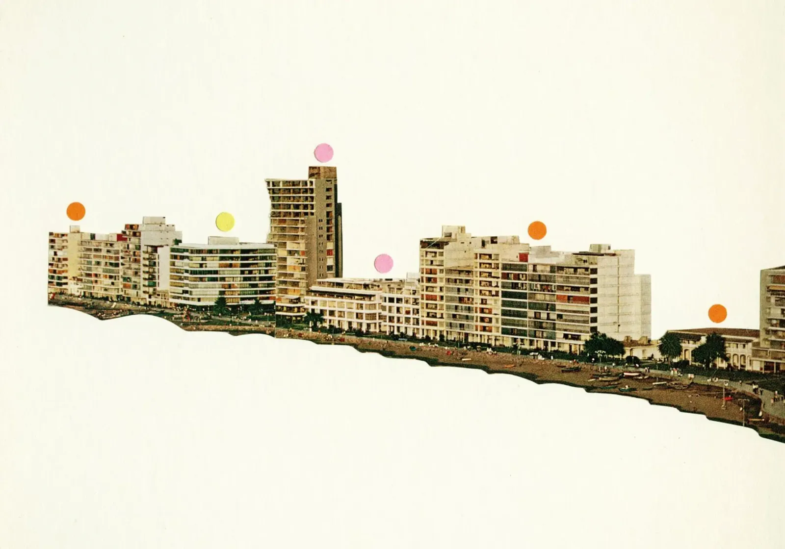 Vorrei che tu fossi qui carta hahnemühle da Cassia Beck Collage