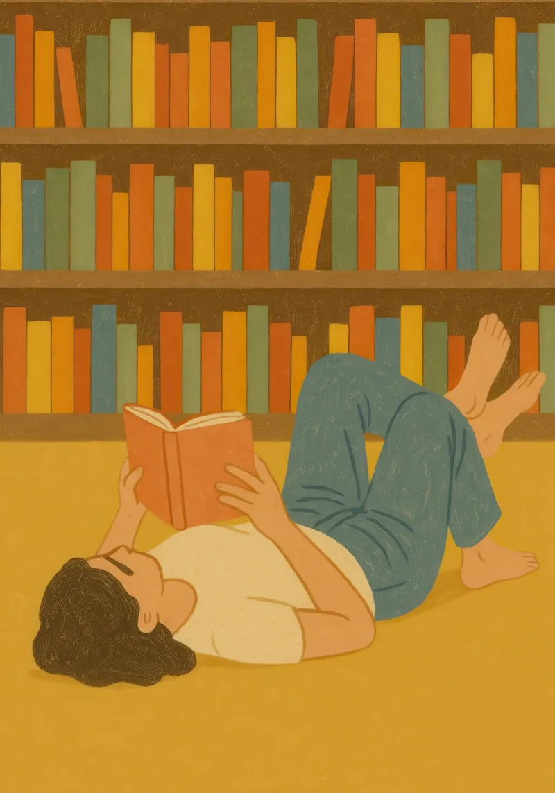 Book Lover’s Quiet Corner hahnemühle by Attaboy Dsgn