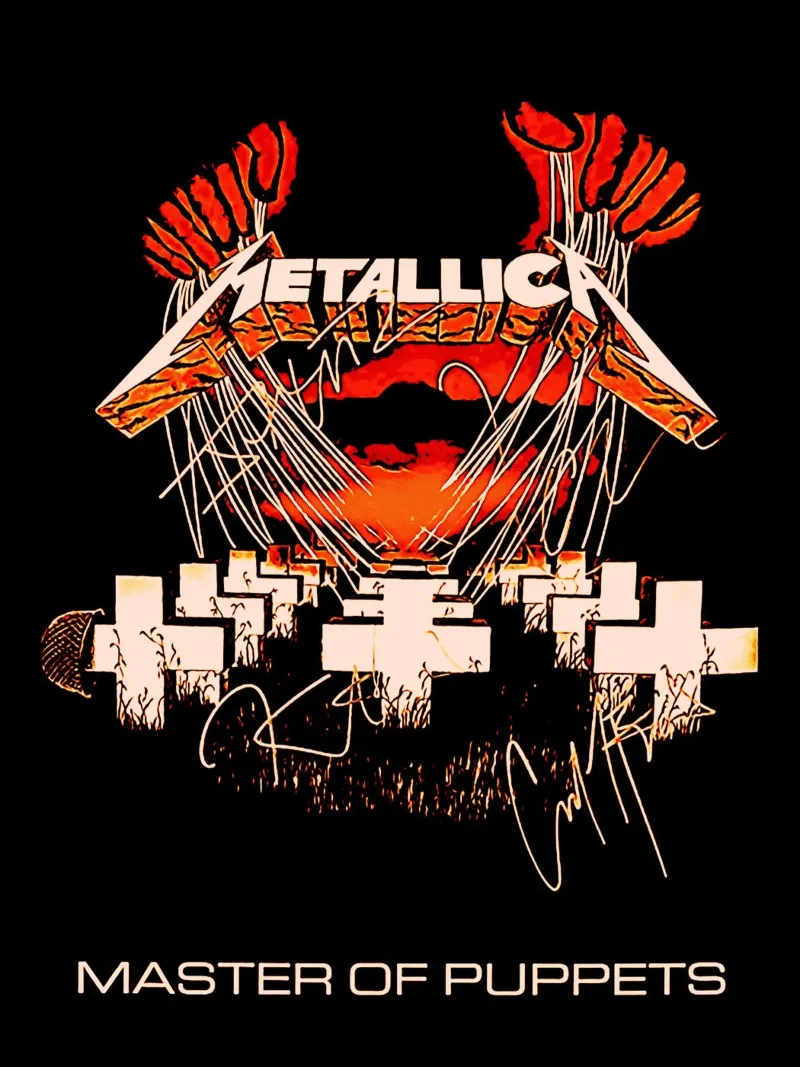 Metallichead - Master Of Puppets 3 pellicola backlit da music soul