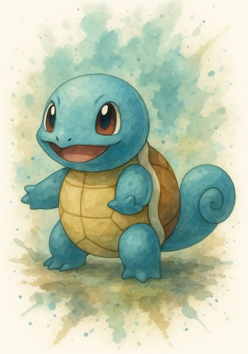 SchiggySquirtle carta hahnemühle da NextPixel