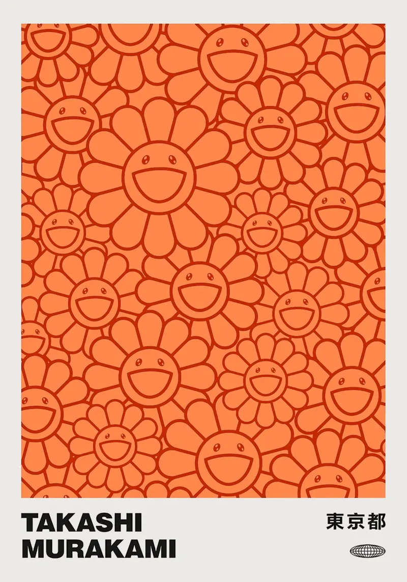 Zonnebloem canvas met Baklijst van Richard Wickham