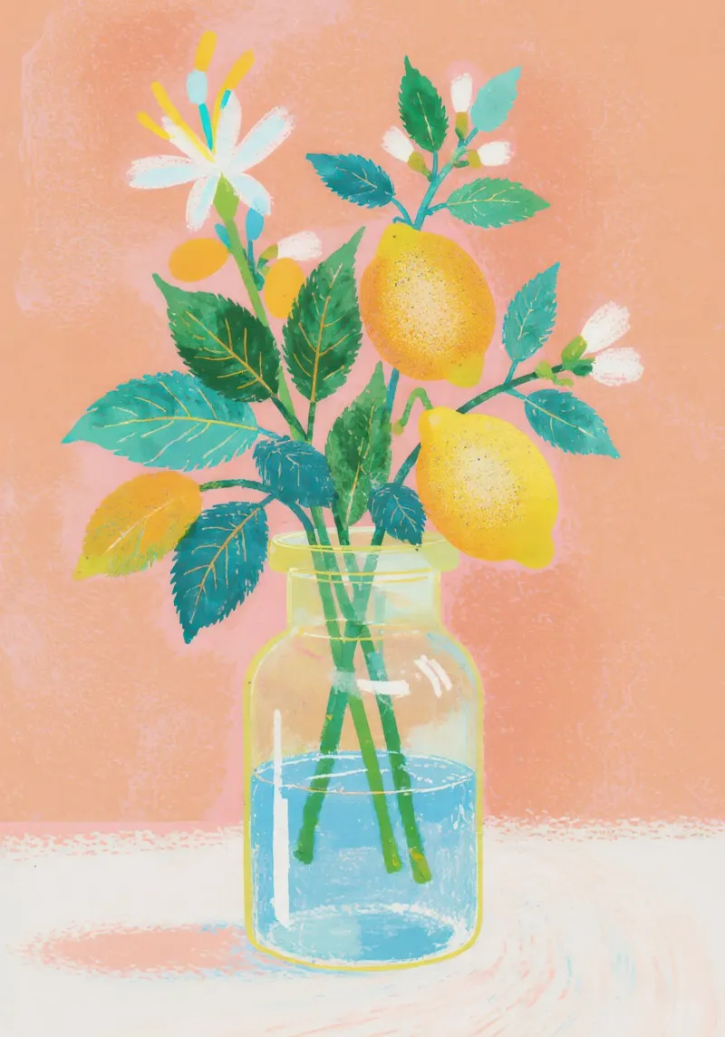 Lemon Bloom in a Jar pellicola backlit da Attaboy Dsgn