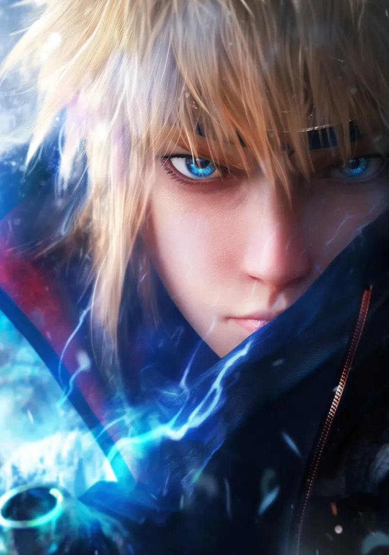 Minato Naruto pellicola backlit da Fleur de Lys