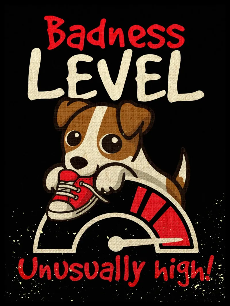 Livello di cattiveria del cane pellicola backlit da Andrew S Morrison