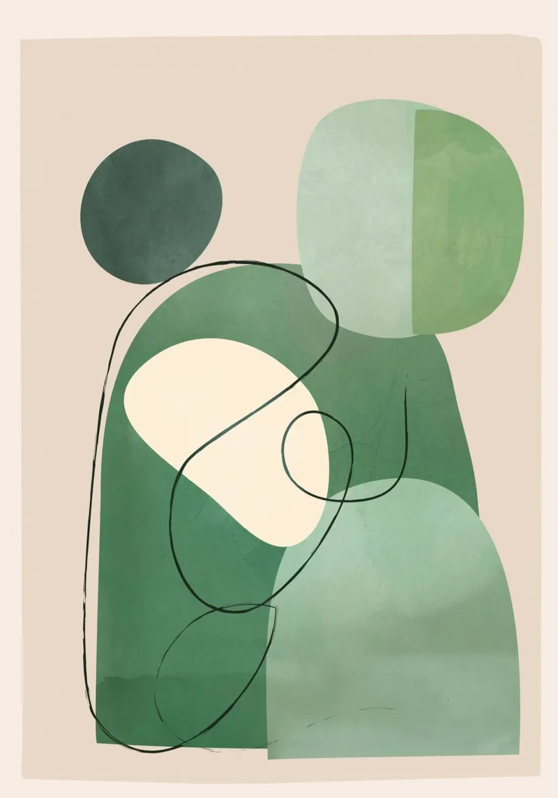 Floating Abstraction 3 canvas by cityart