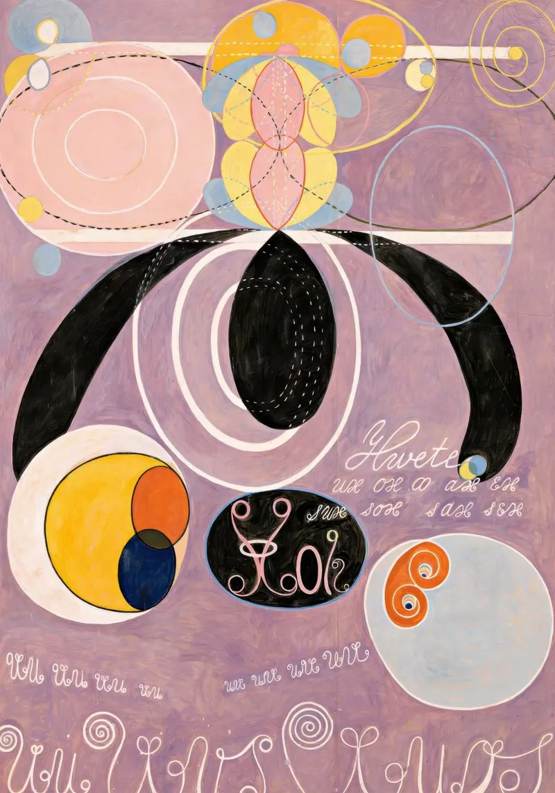 Hilma af Klint I dieci più grandi n. 6 plexiglass da jay romero