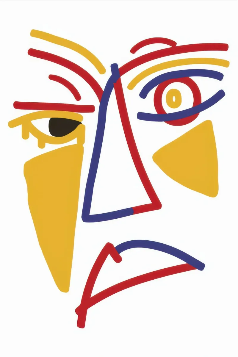 Picasso Primary Gaze pellicola backlit da Dream Gesso