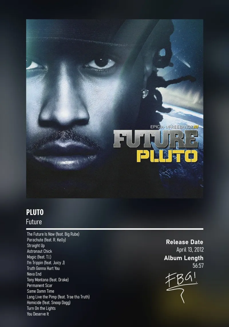 Pluto (2012) by Future pellicola backlit da DGUnder
