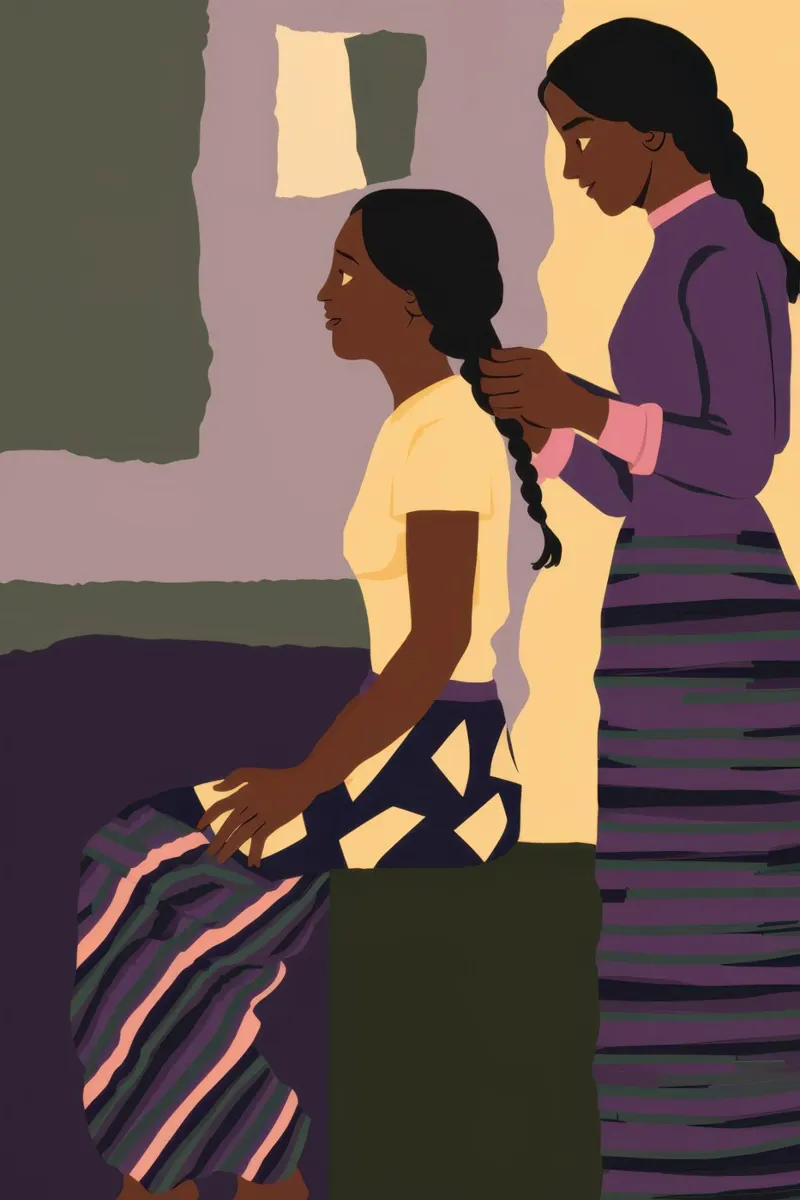 Generational Braid Bond canvas with Floater frame by Monuments Fire