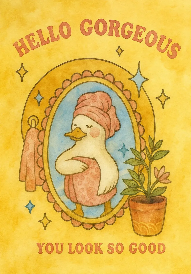 Funny Duck ciao splendida poster da Mirage