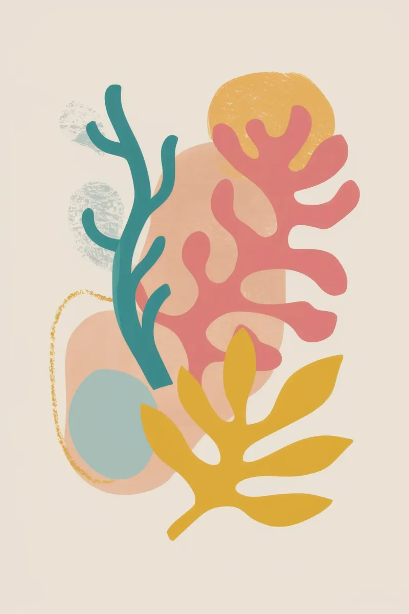 Maraoui Coral Calm pellicola backlit da Dream Gesso