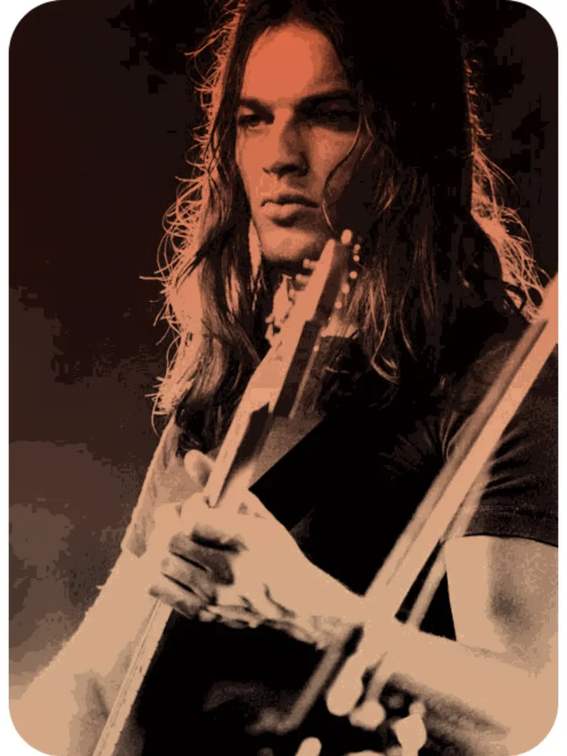 David Gilmour pellicola backlit da Lembayung art