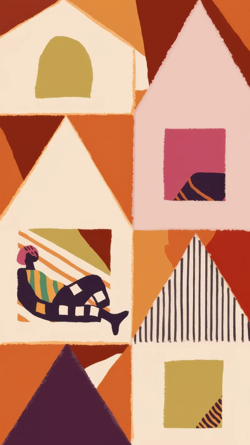 Abstract Dream House alu-dibond by Monuments Fire