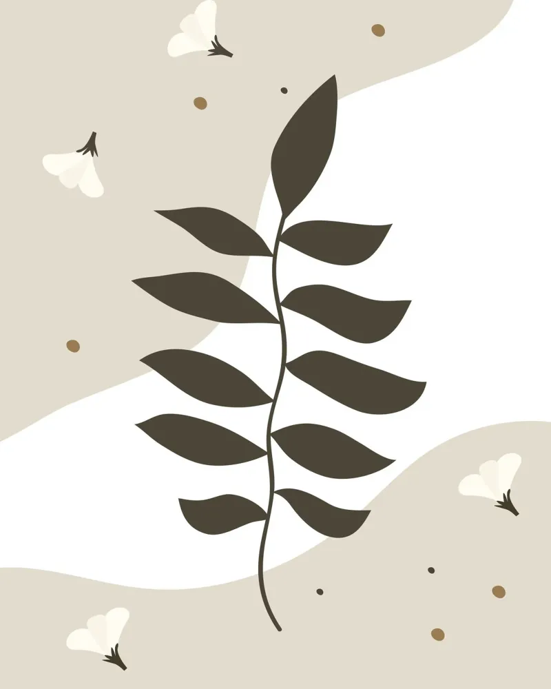 Brezza botanica pellicola backlit da Graceful Desine