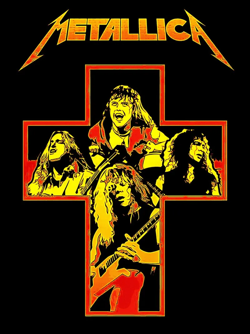 arte della band metallichead pellicola backlit da music soul