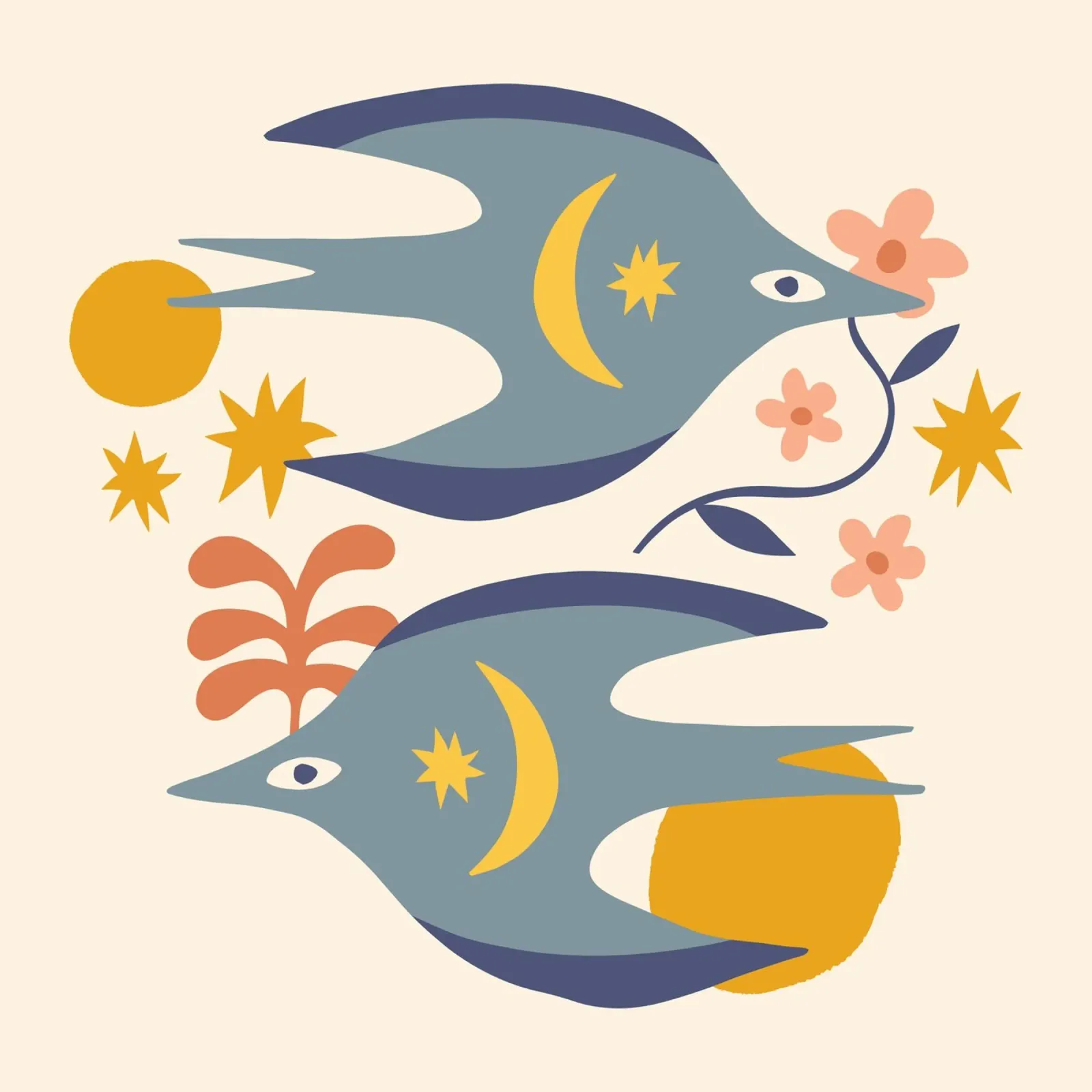 The Spirit Series No 25 poster con telaio in alluminio da treechild
