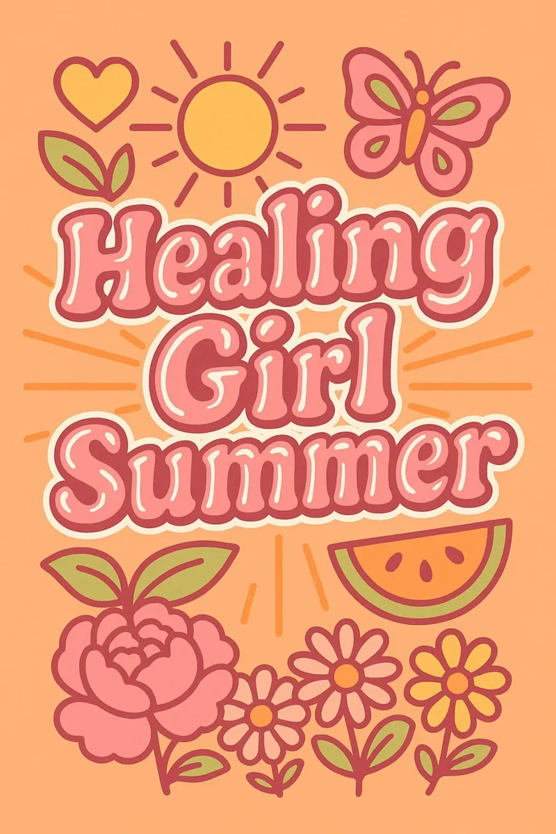 Healing Girl Summer hahnemühle by Marie Rosedale
