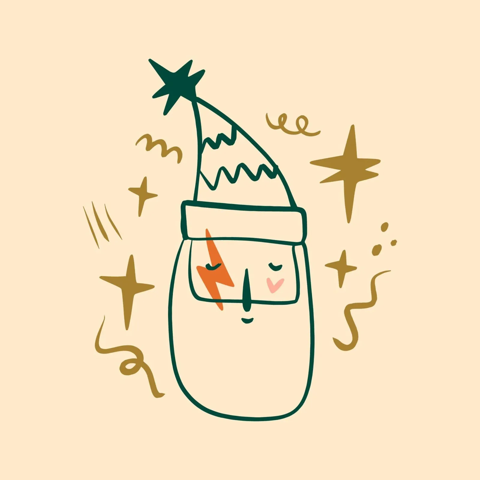 Happy Christmas No 08 alluminio dibond da treechild