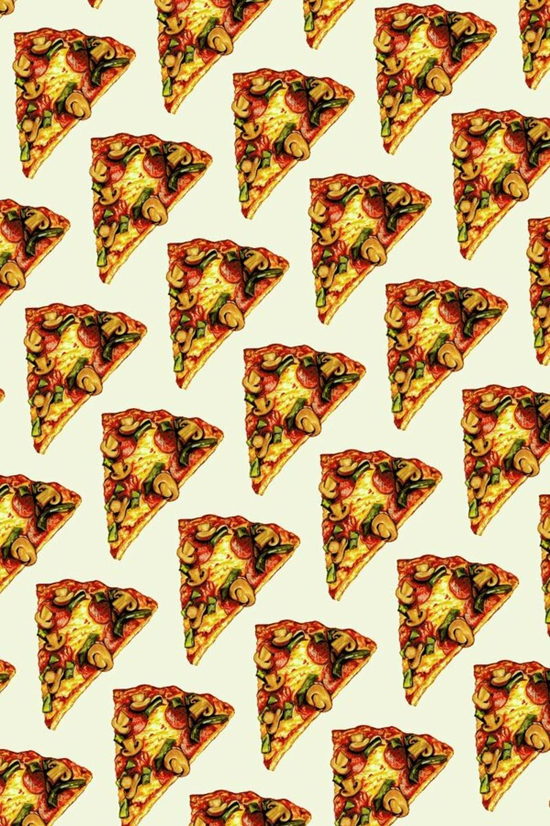 Pizza Pattern poster de Kelly Gilleran
