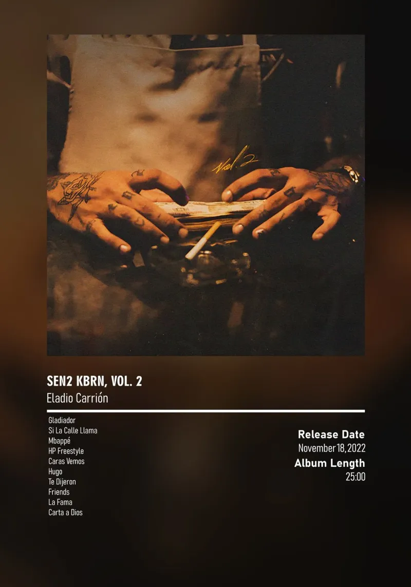 SEN2 KBRN, Vol. 2 (2022) by Eladio Carrión pellicola backlit da DGUnder
