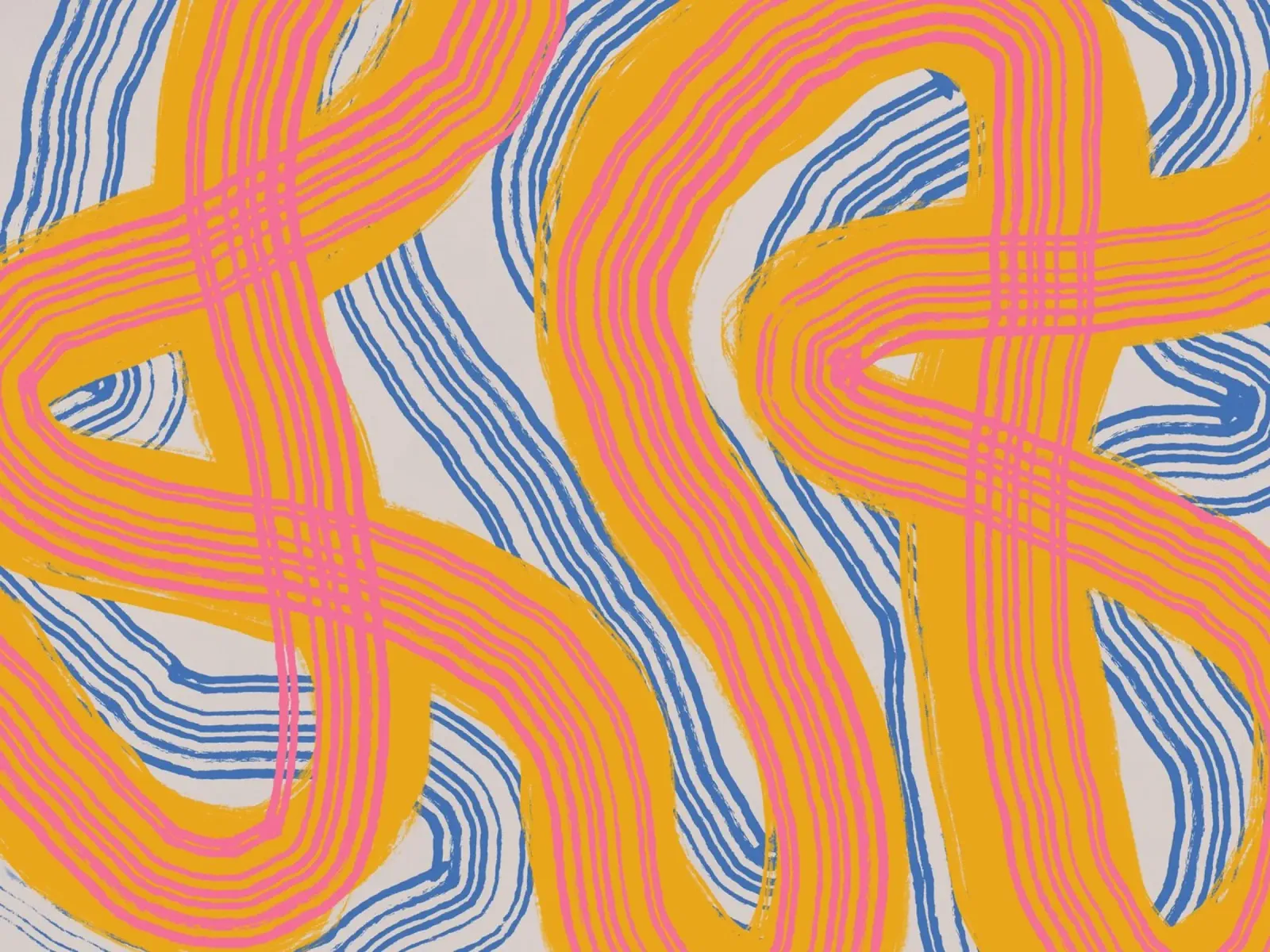 Astrazione delle linee 23 plexiglass da Little Dean